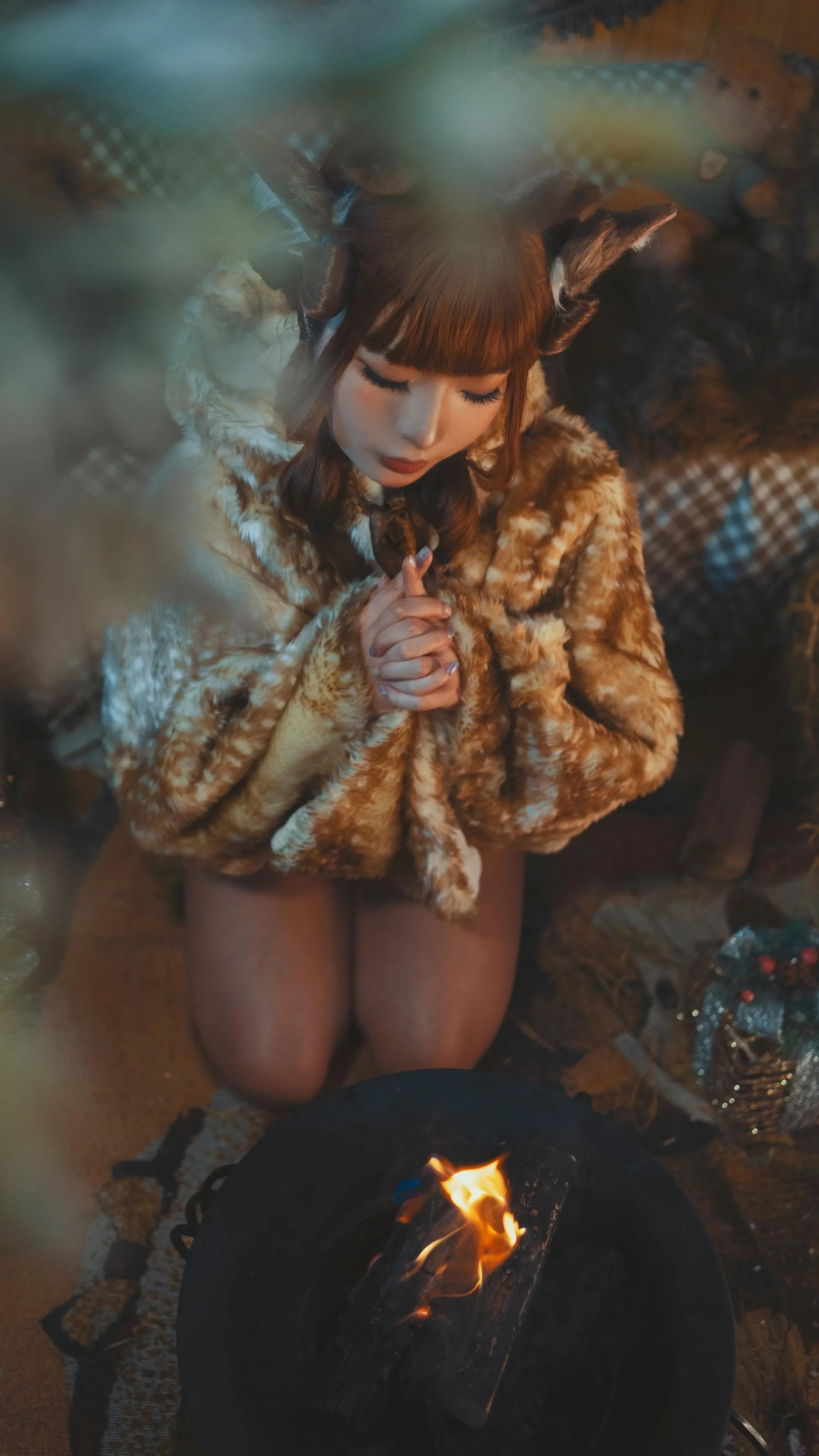 yuuhui玉汇 – NO.011 圣诞麋鹿兽耳 [110P]插图9
